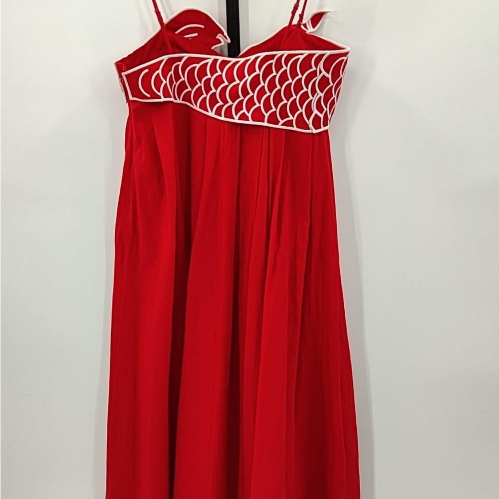 NWT Farm Rio Red Fish Top Maxi Dress - Picture 3 of 9